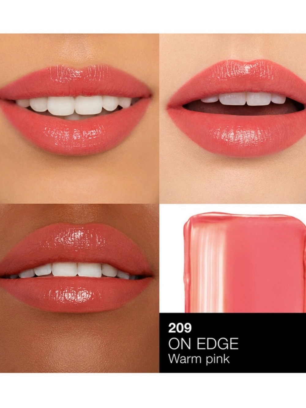 NARS Afterglow Sensual Shine Lipstick On Edge